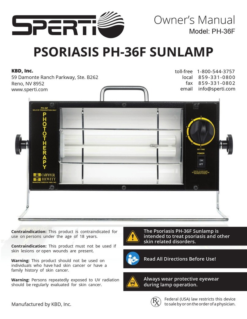 SPERTi PH-36F owner's manual