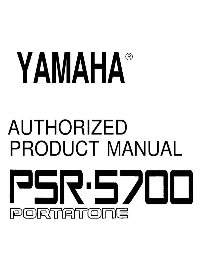 Yamaha Portatone PSR-5700 User manual