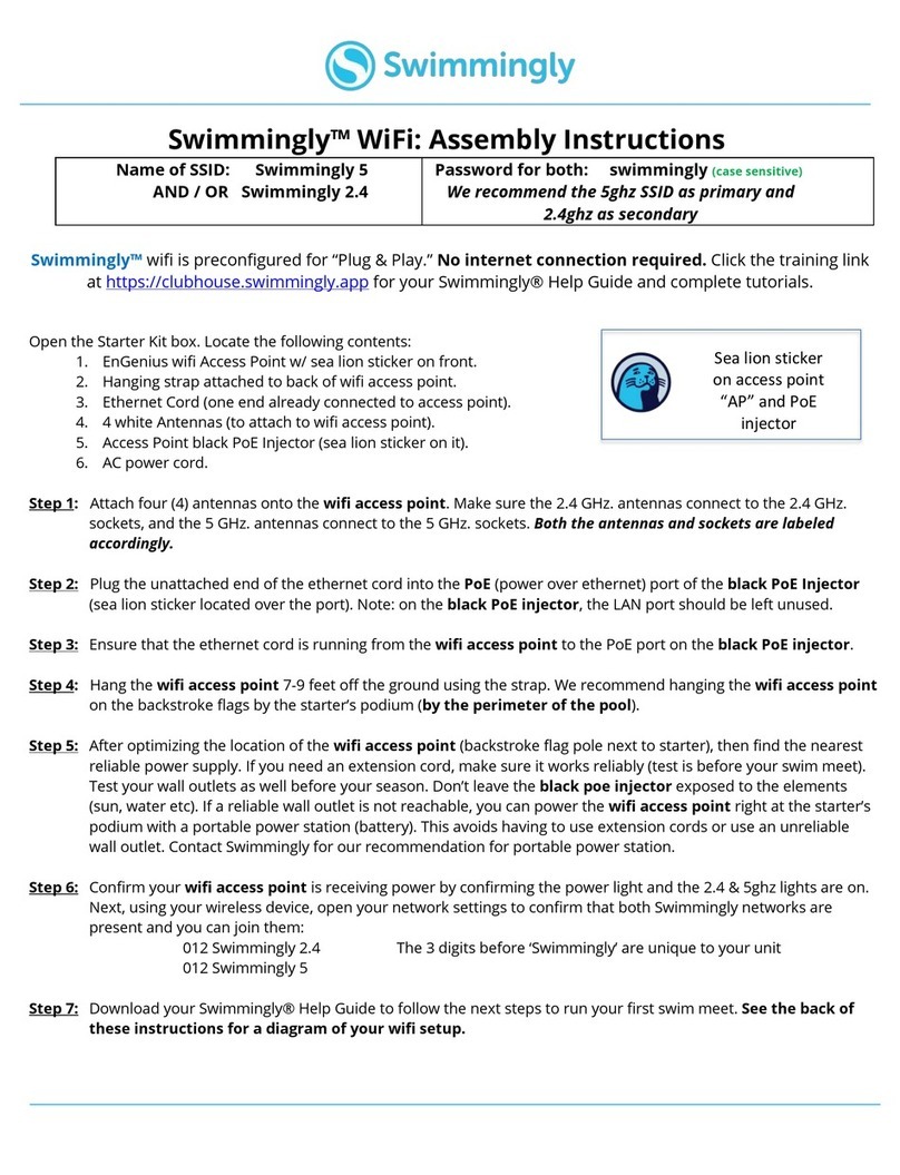Swimmingly WiFi Assembly instructions