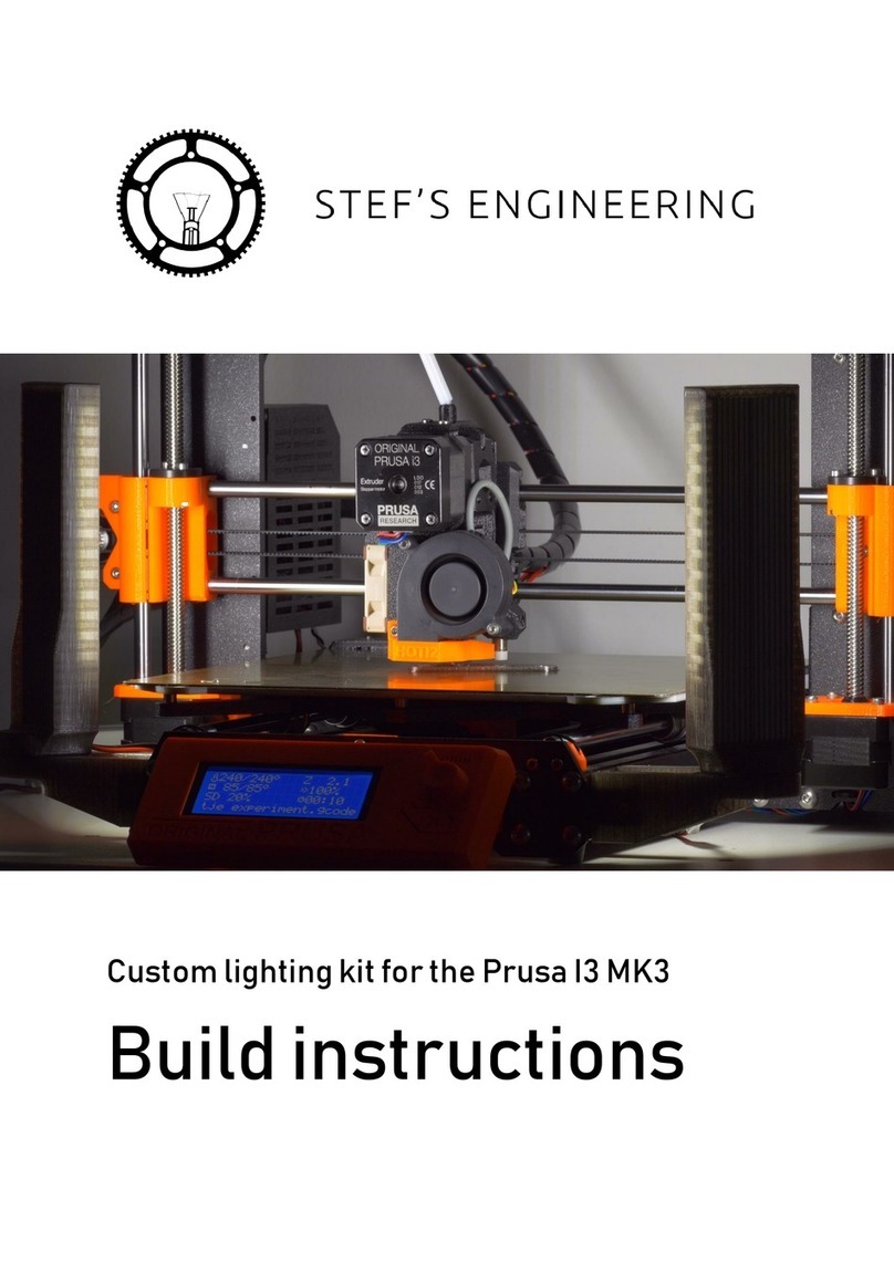 Stef's Engineering Prusa I3 MK3 Build instructions