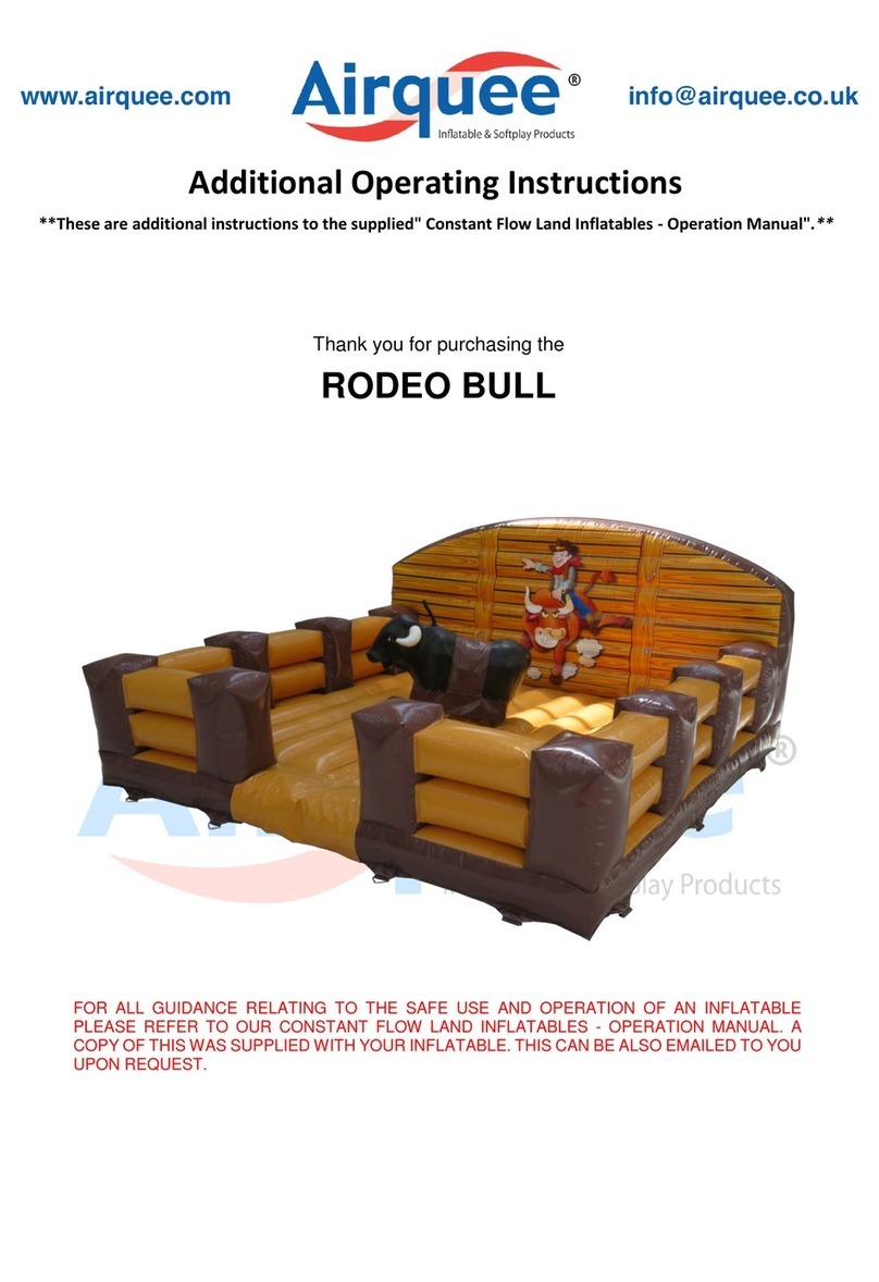 airquee RODEO BULL Additional operating instructions