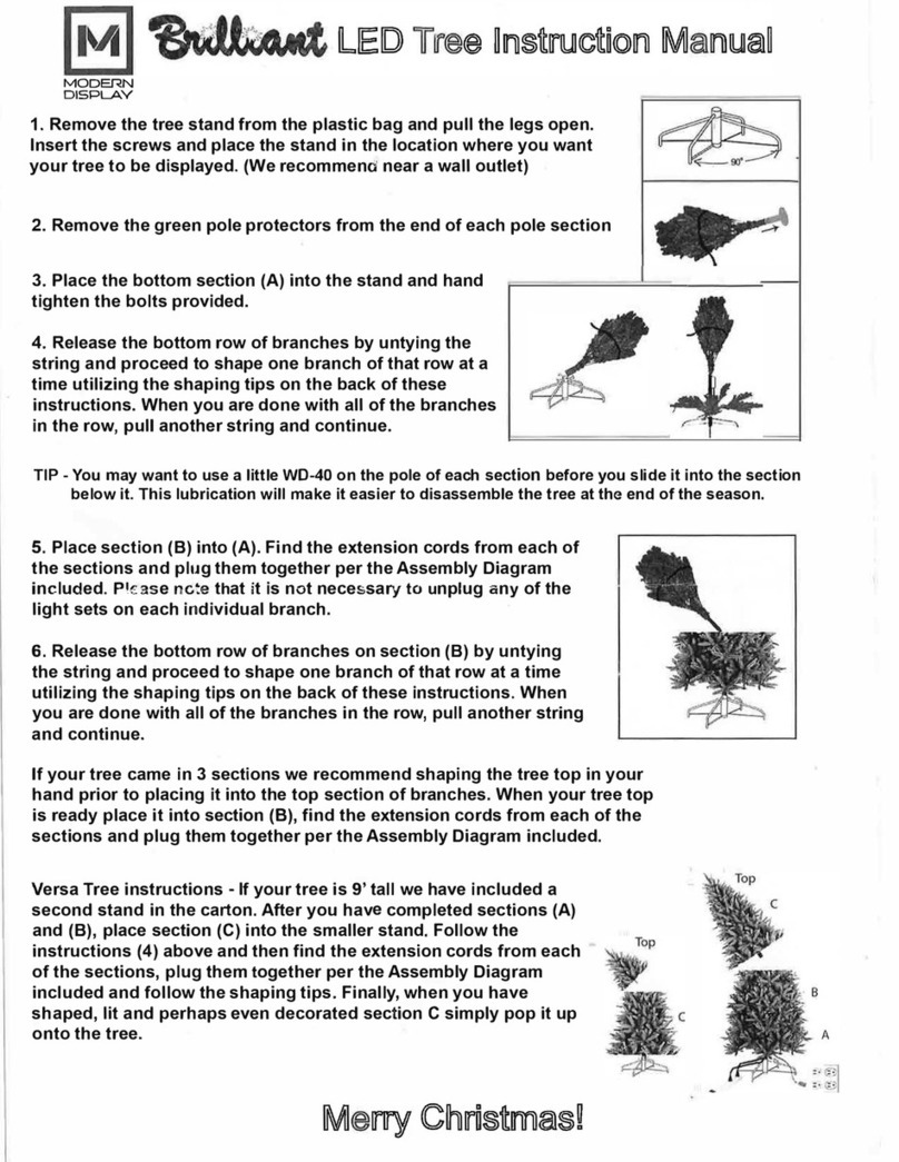 Modern display Brilliant instruction manual
