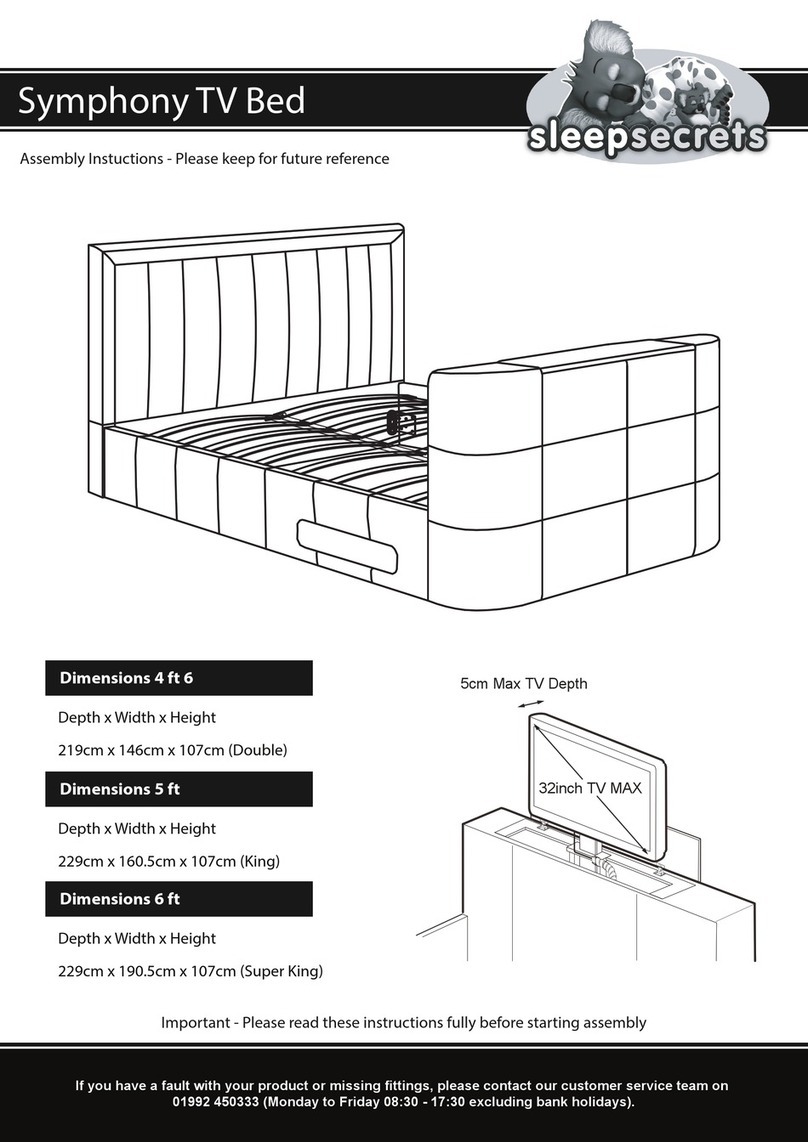 Sleep Secrets Symphony Assembly instuctions Sleep Secrets Symphony Assembly instuctions