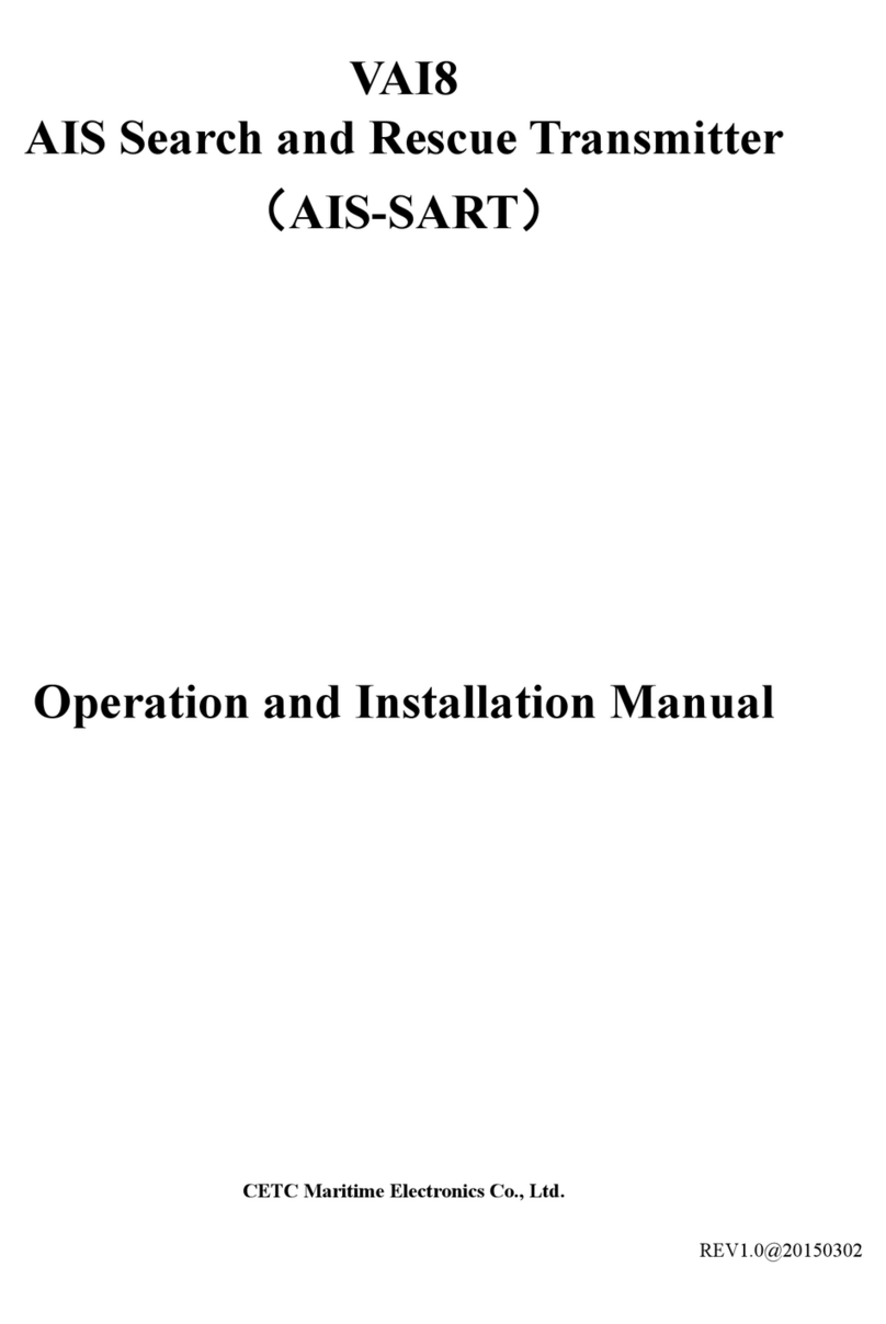 CETC Maritime Electronics VAI8 Operation and installation manual