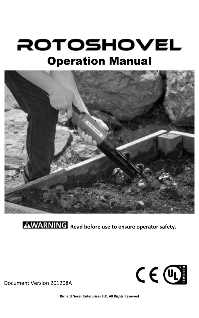 ROTOSHOVEL ROTOSHOVEL Operation manual