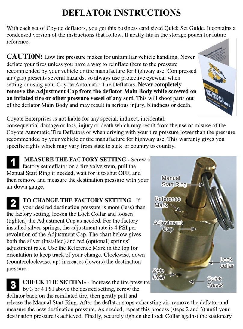 Coyote Enterprises CED456 instructions