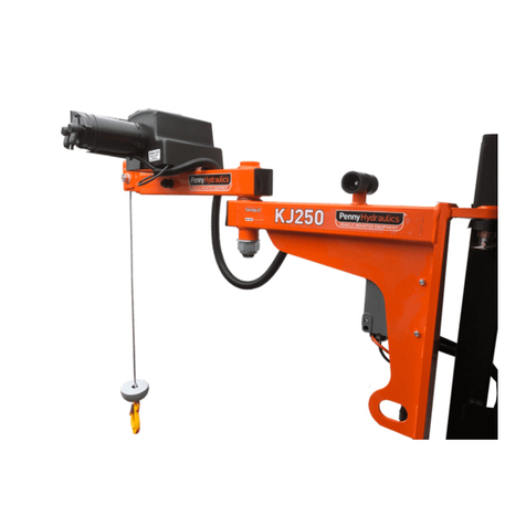 PennyHydraulics SwingLift KJ operating & maintenance manual