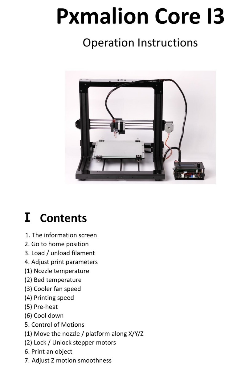 Pxmalion Core I3 Operation instructions