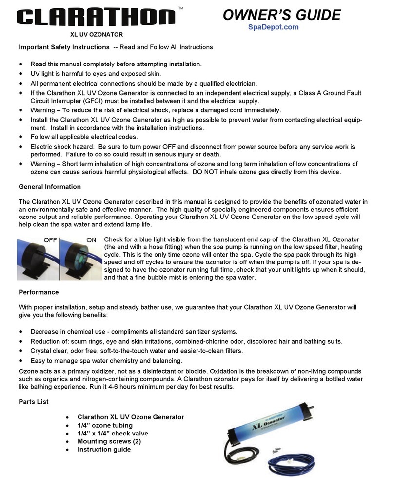 Clarathon XL owner's guide