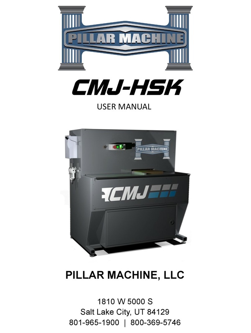 PILLAR MACHINE CMJ-HSK user manual PILLAR MACHINE CMJ-HSK user manual