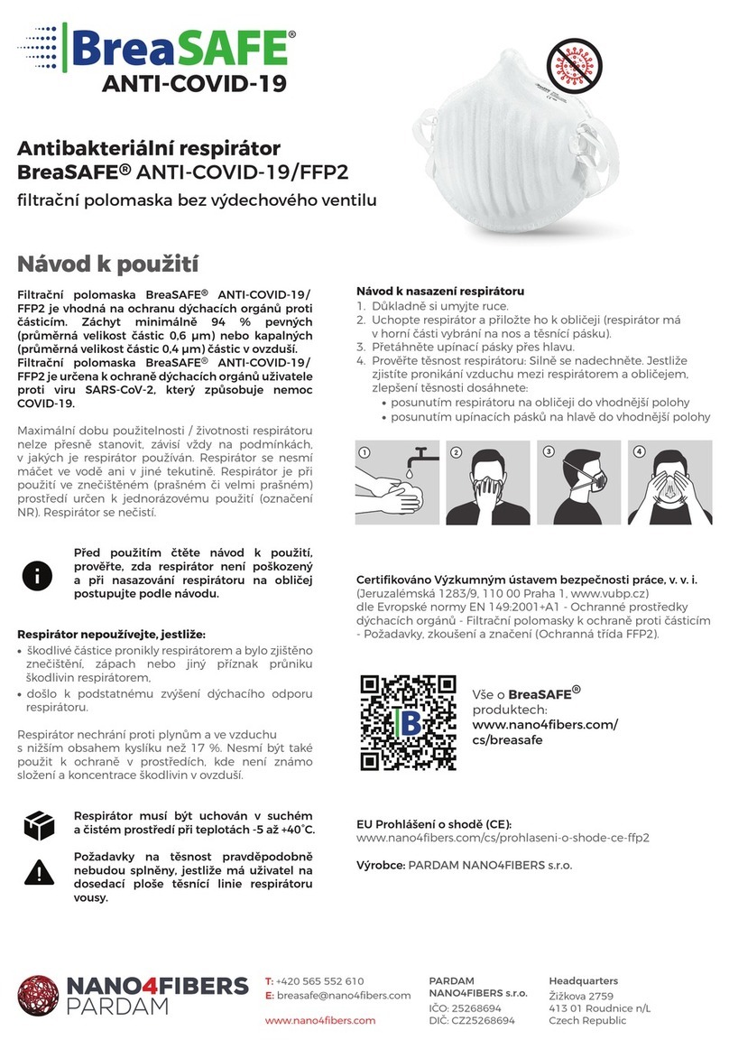 NANO4FIBERS PARDAM BreaSAFE ANTI-COVID-19 / FFP2 instruction manual