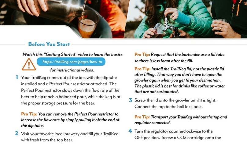 TrailKeg 128PC-SS Instructional guide