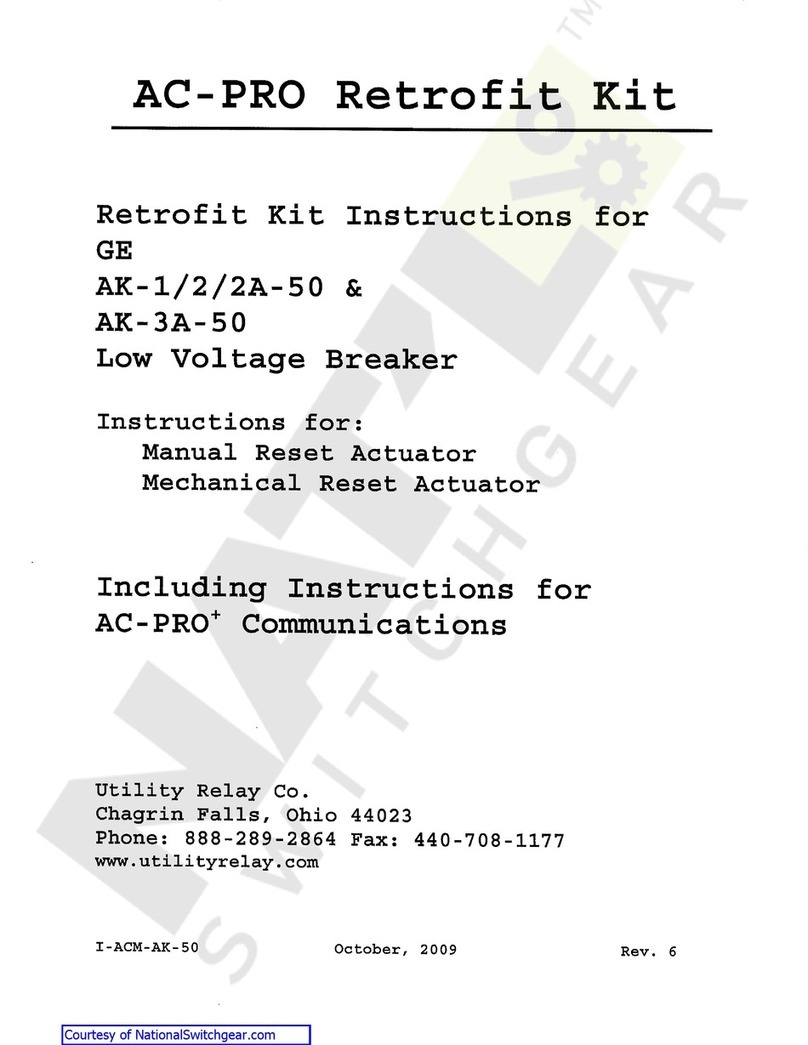 Utility Relay AC-PRO instructions