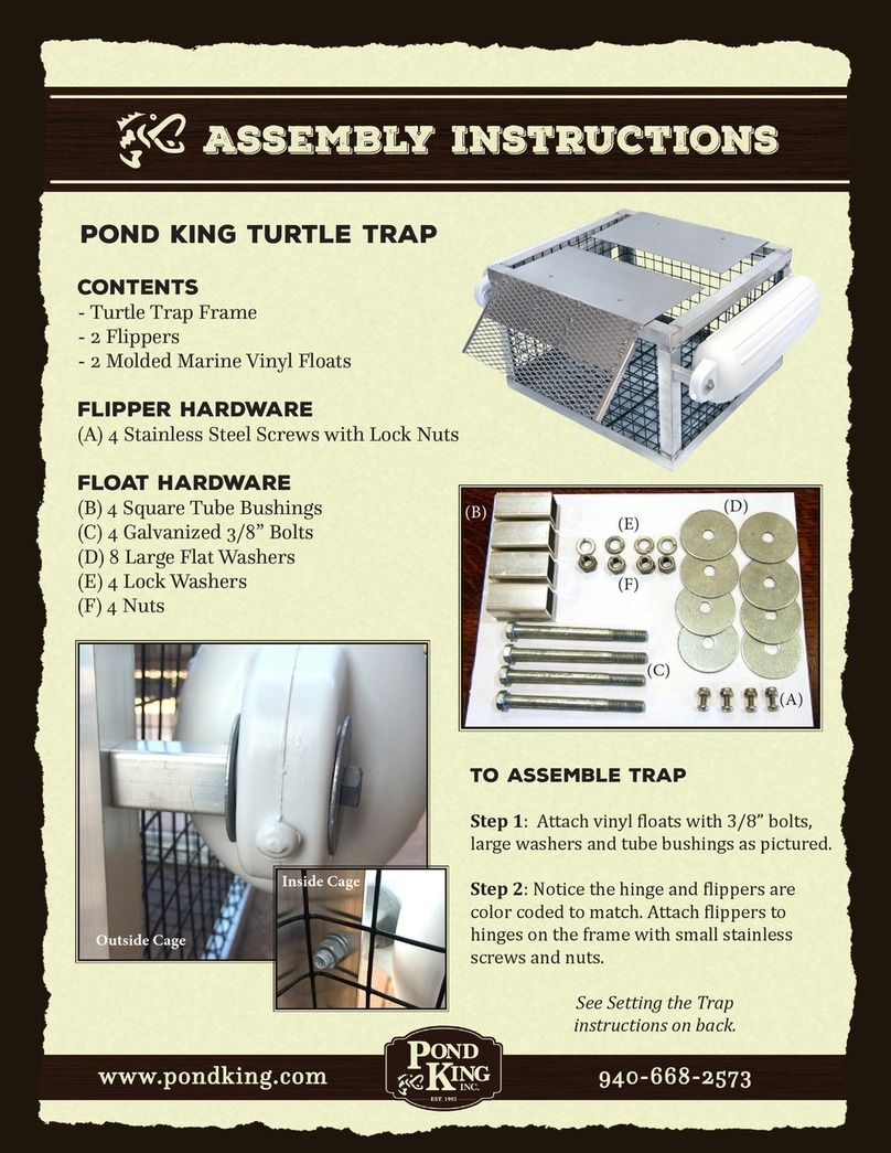 POND KING Turtle Trap Assembly instructions POND KING Turtle Trap Assembly instructions