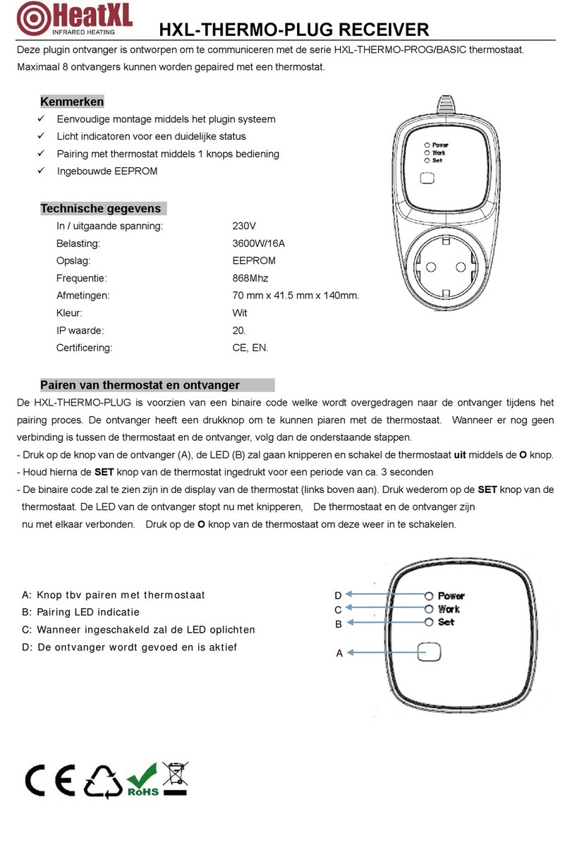HeatXL HXL-THERMO-PLUG manual