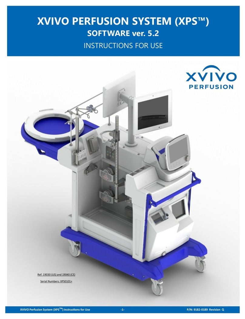 XVIVO XPS Instructions for use XVIVO XPS Instructions for use