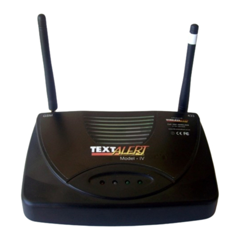 WirelessAlert TextAlert IV User manual