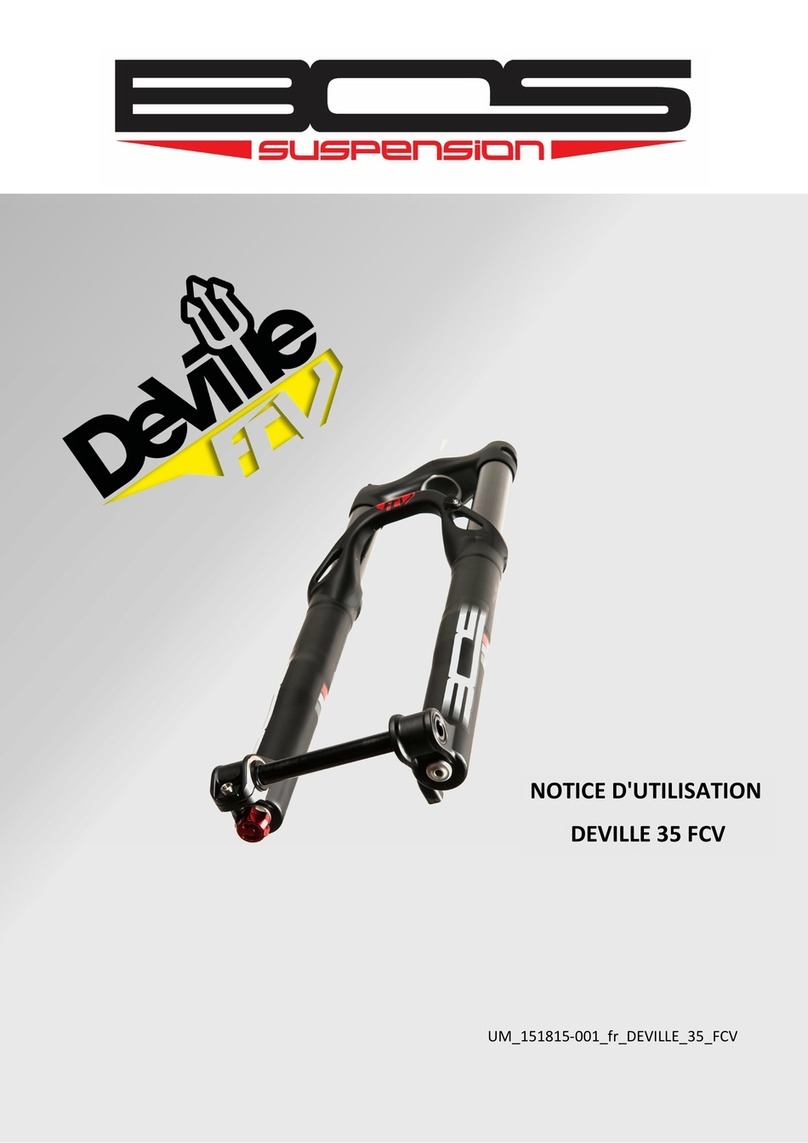 BOS Suspension DEVILLE 35 FCV user manual
