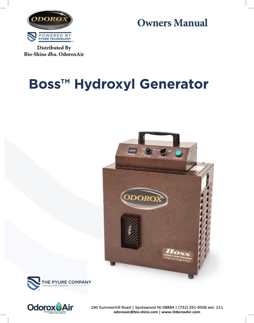 Pyure Odorox boss owner's manual