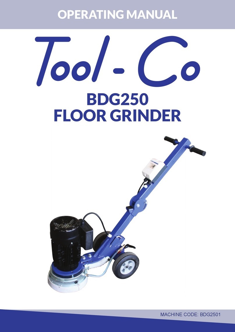 Tool-Co BDG250 operating manual