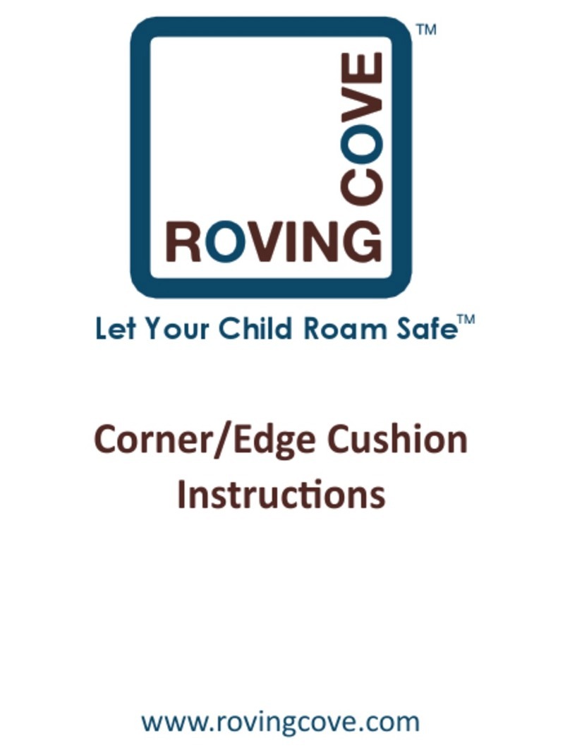 Mayapple Baby Corner/Edge Cushion instructions
