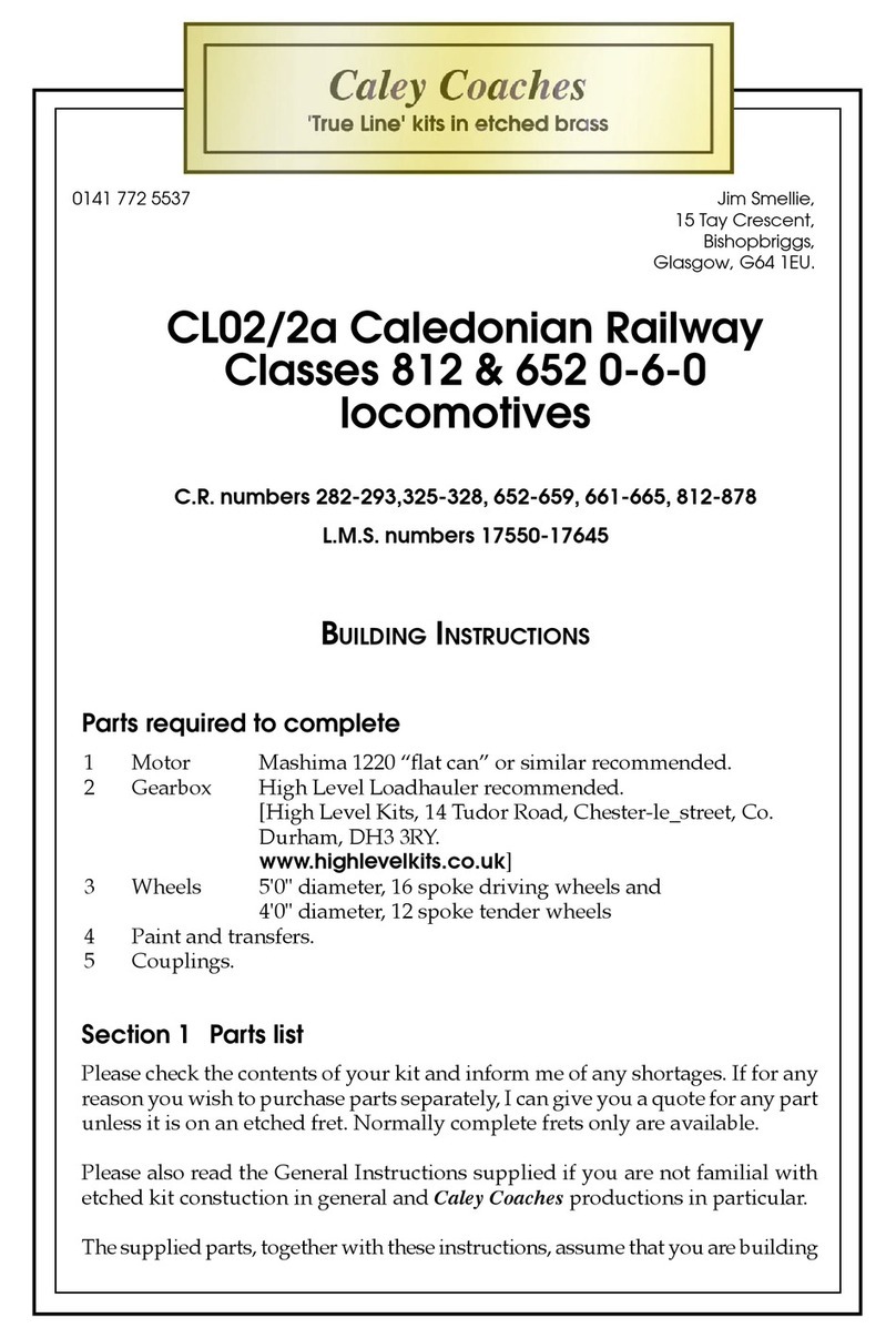 Caley Coaches CL02/2a Building instructions