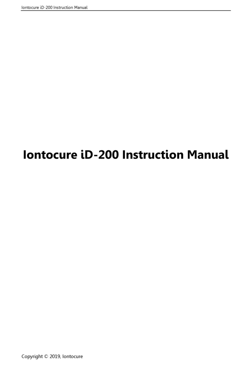 Iontocure iD-200 instruction manual