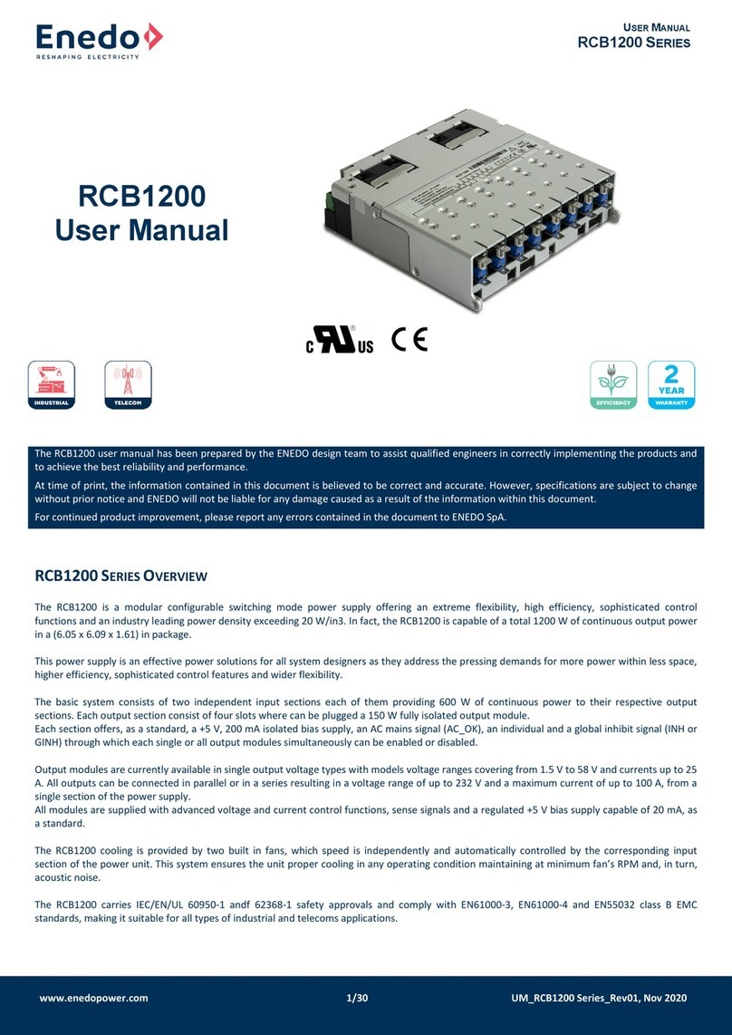 Enedo RCB1200 Series user manual