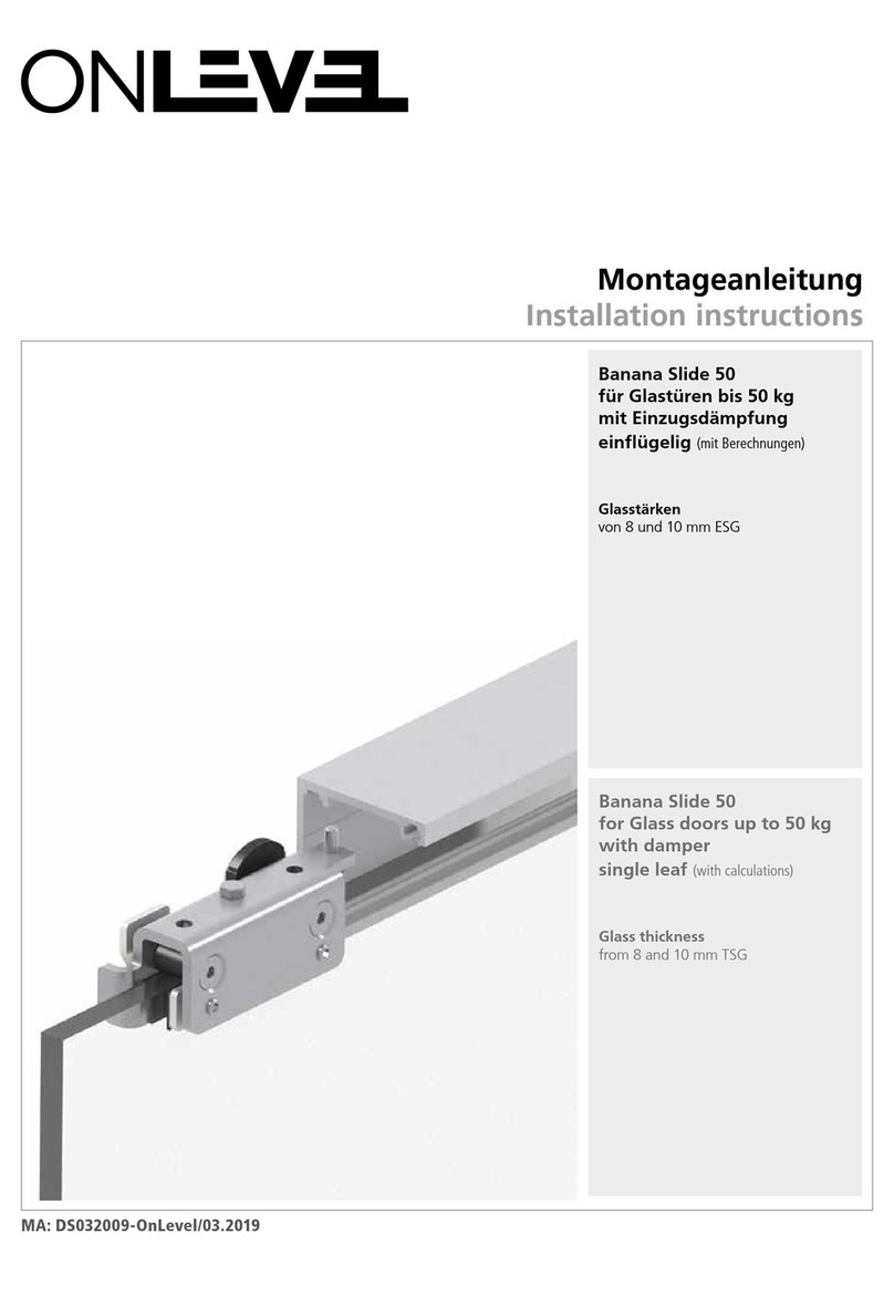 ONLEVEL Banana Slide 50 installation instructions