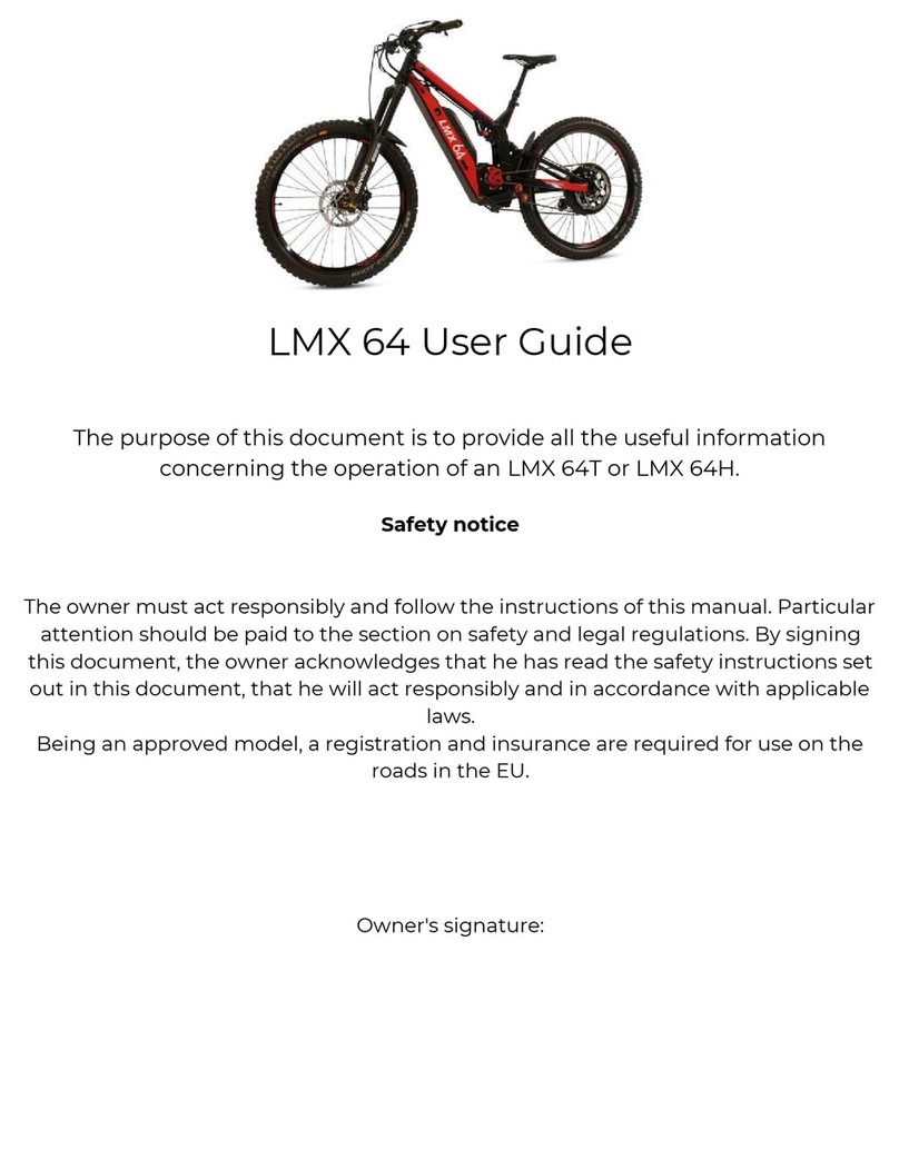 LMX Bikes LMX 64 user guide