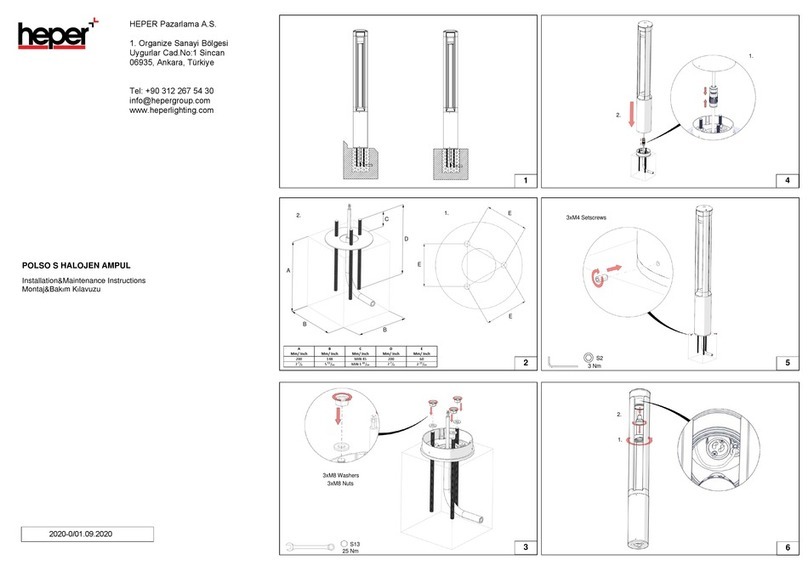 HEPER POLSO S Installation and operating instructions