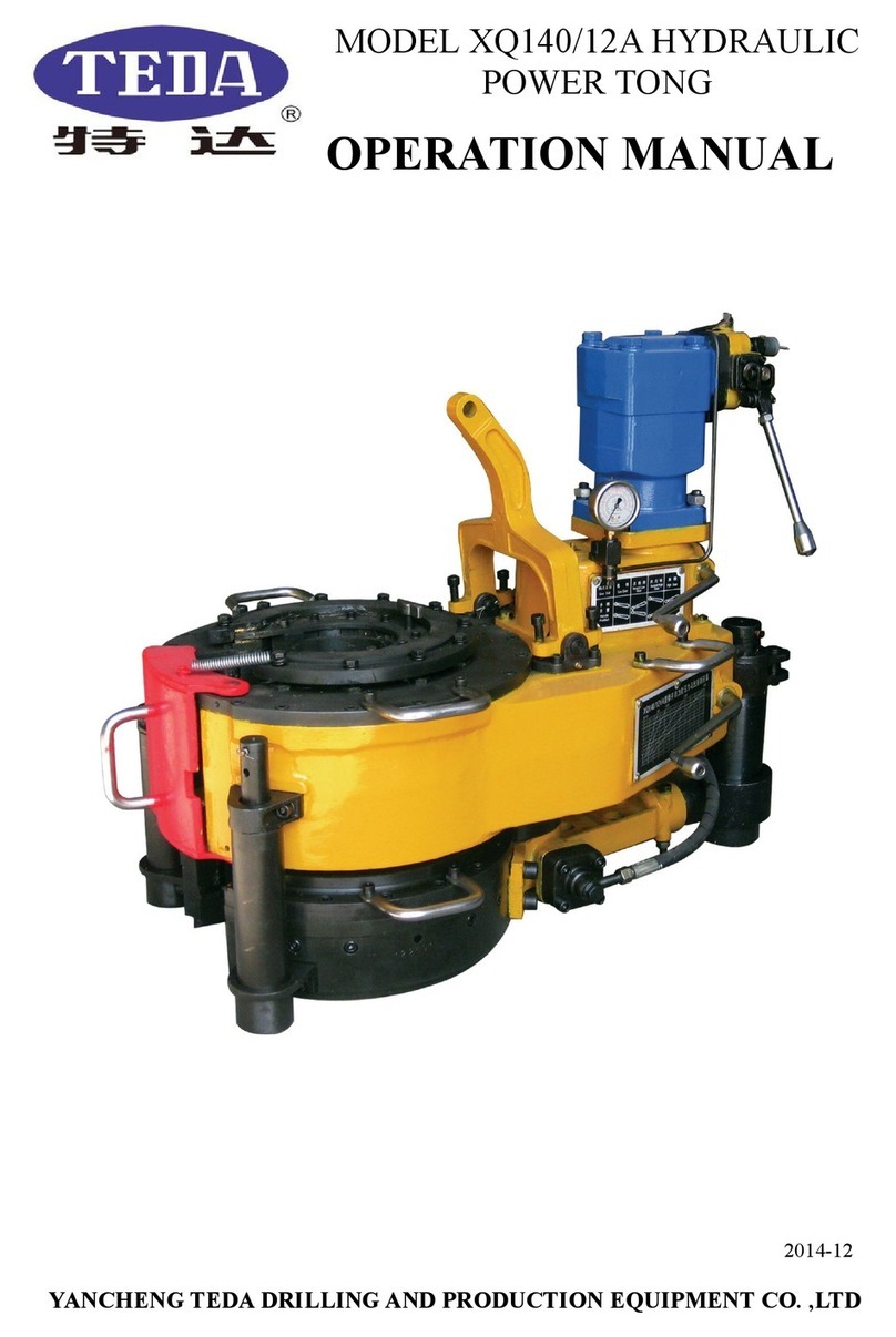 TEDA XQ140/12A Operation manual