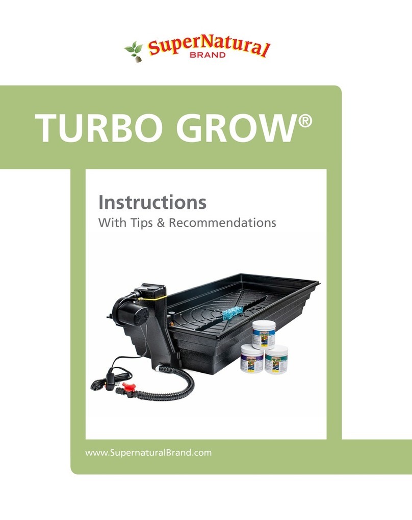 SuperNatural TURBO GROW instructions