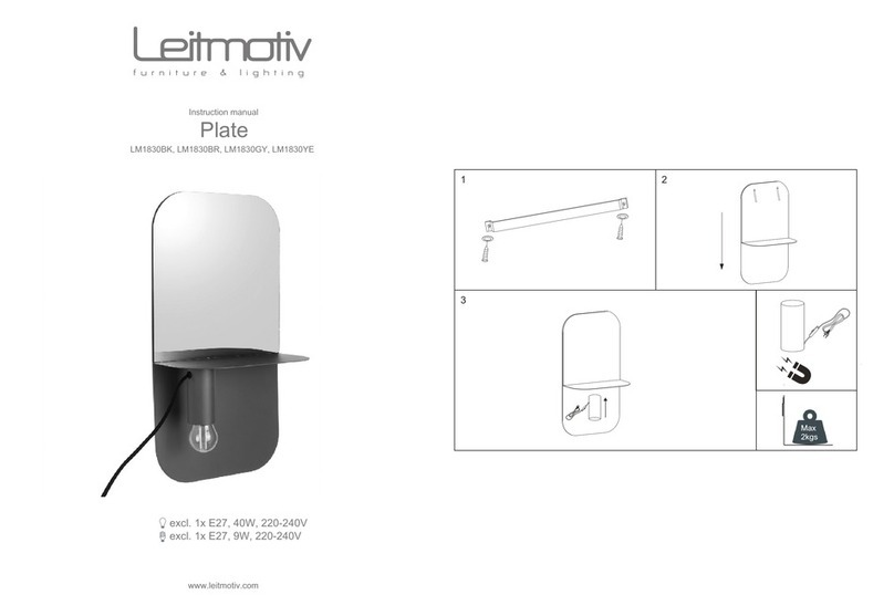 Leitmotiv Plate LM1830BK instruction manual