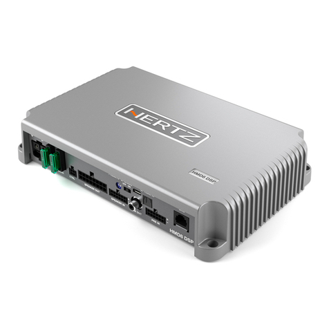 ELETTROMEDIA HERTZ HMD8 DSP User manual