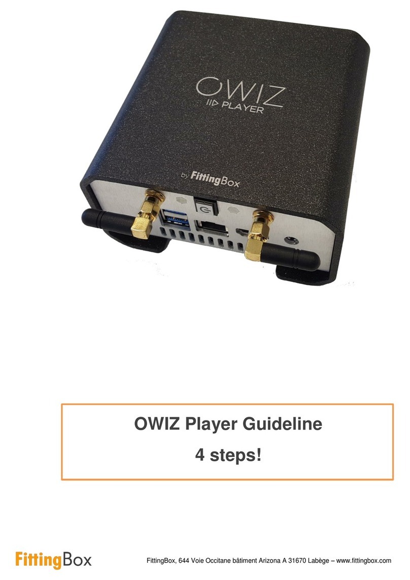 FittingBox OWIZ player Instruction Manual