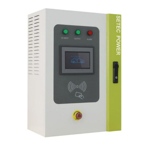Setec Power DC Quick EV Charger installation manual