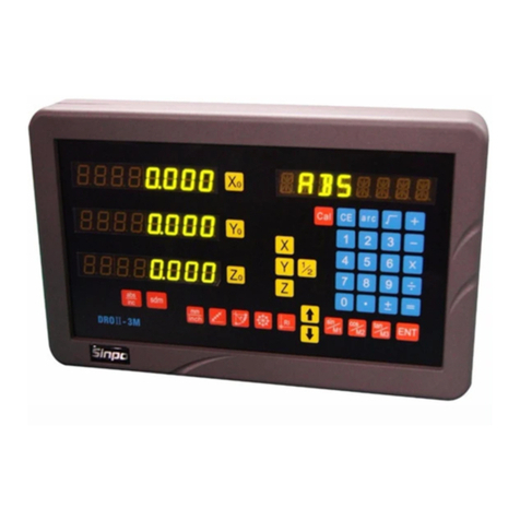 Sinpo DRO II Series Operation manual
