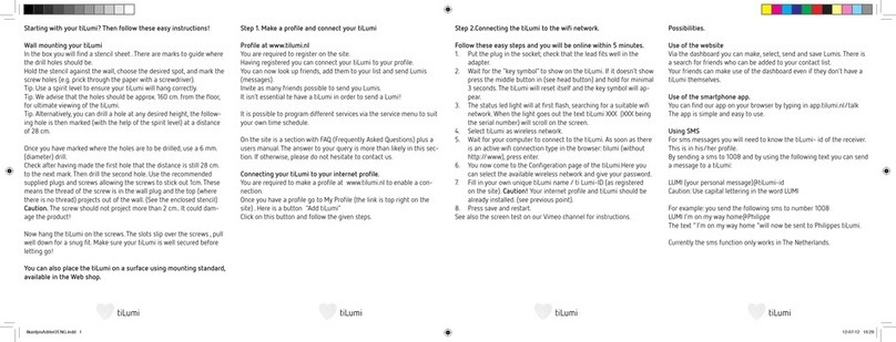 tiLumi tiLumi quick start guide
