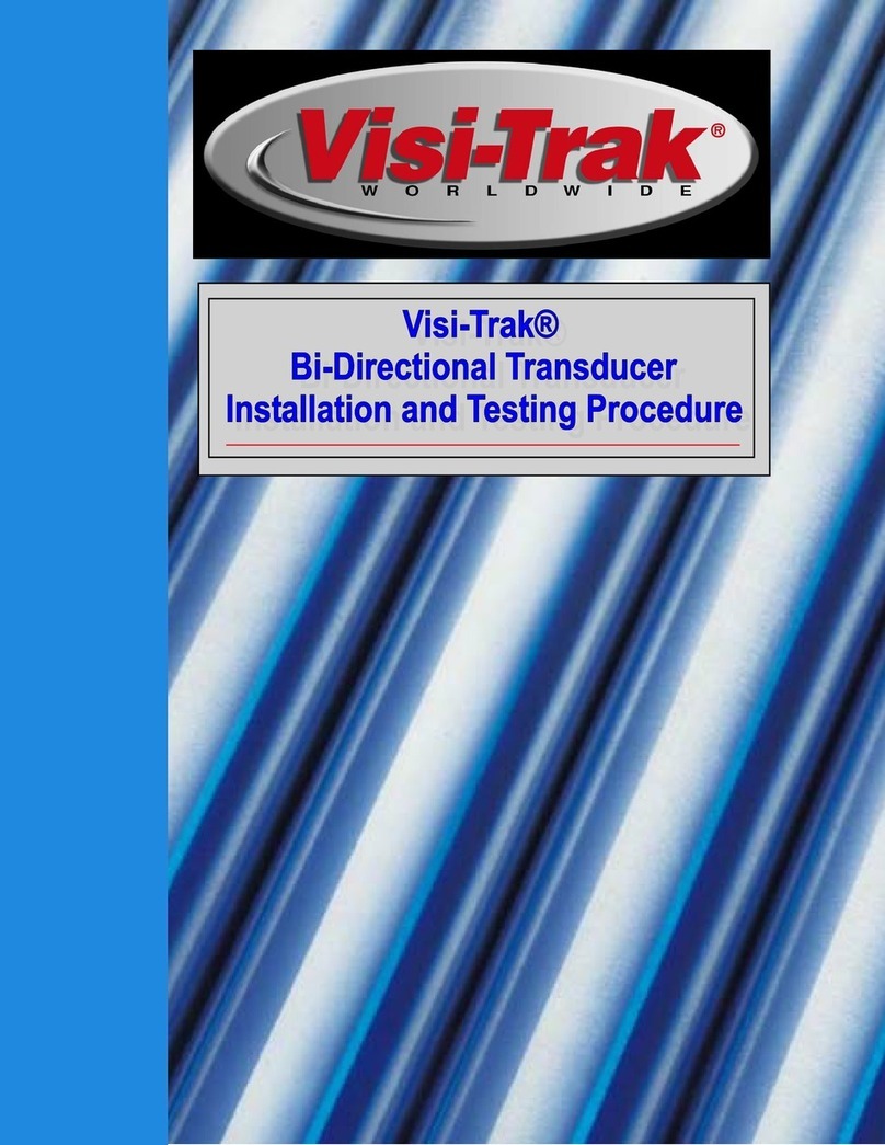 Visi-Trak A49-1120P User manual