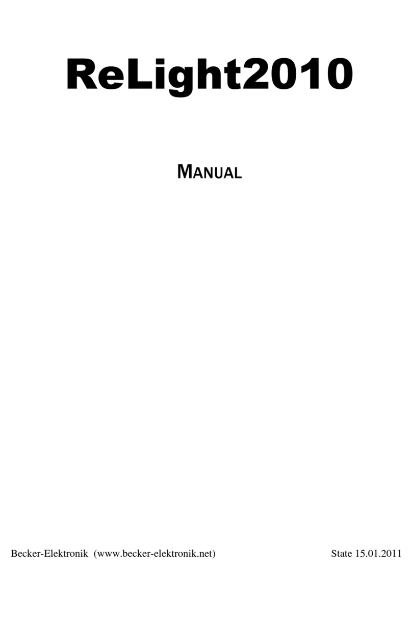 Becker-Elektronik ReLight2010 manual