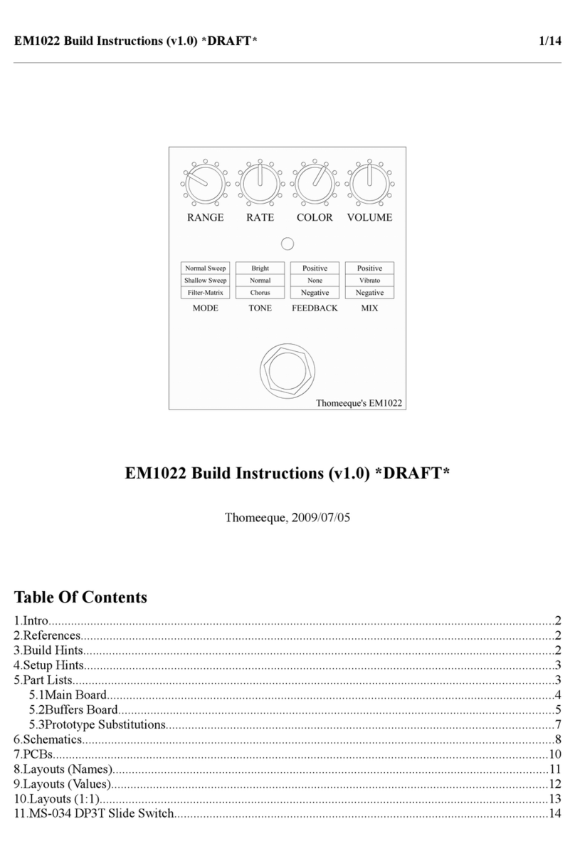 Thomeeque EM1022 Build instructions