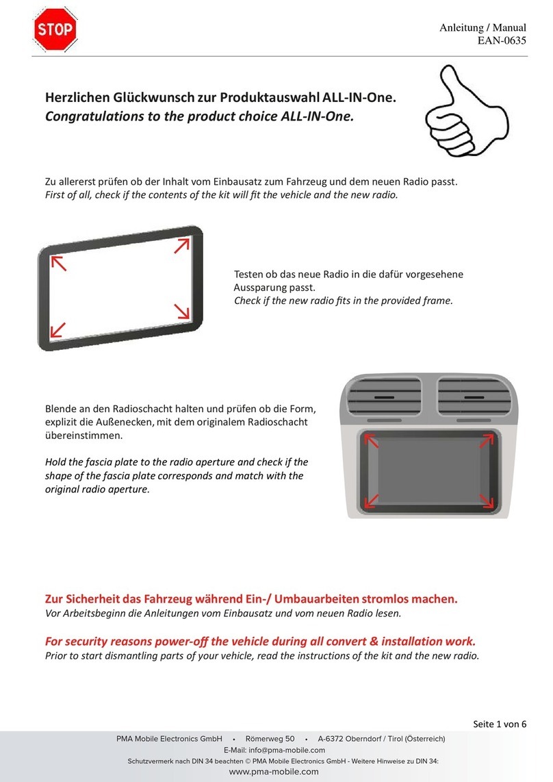 PMA Mobile VIMAConnect All-in ONE 600.0301.0032 User manual