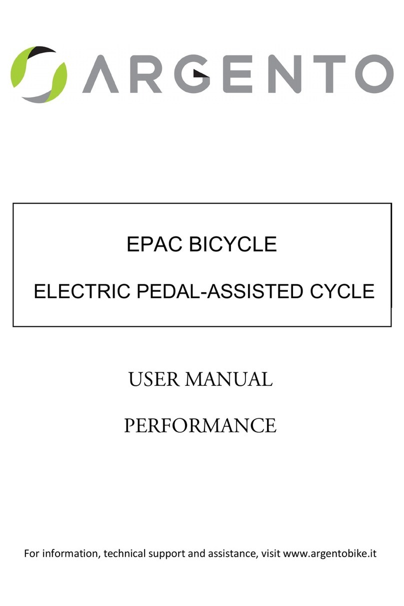 ARGENTO PERFORMANCE User manual
