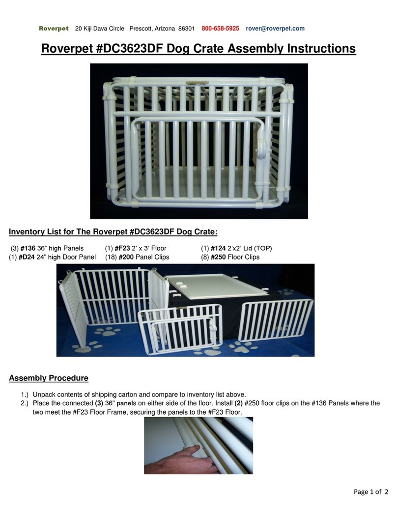 Roverpet DC3623DF Assembly instructions