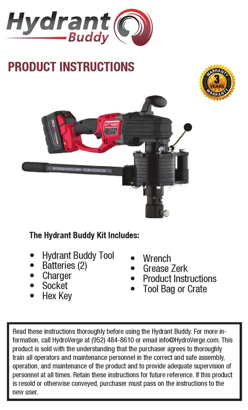 HydroVerge Hydrant Buddy Product instructions