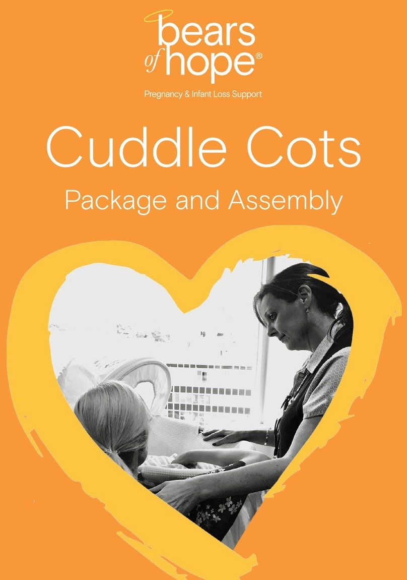 Bears of Hope Cuddle Cots User manual