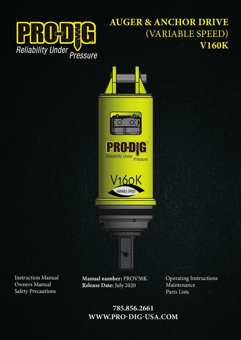Pro-dig V160K manual
