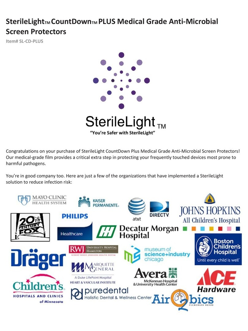 SterileLight CountDown PLUS User manual