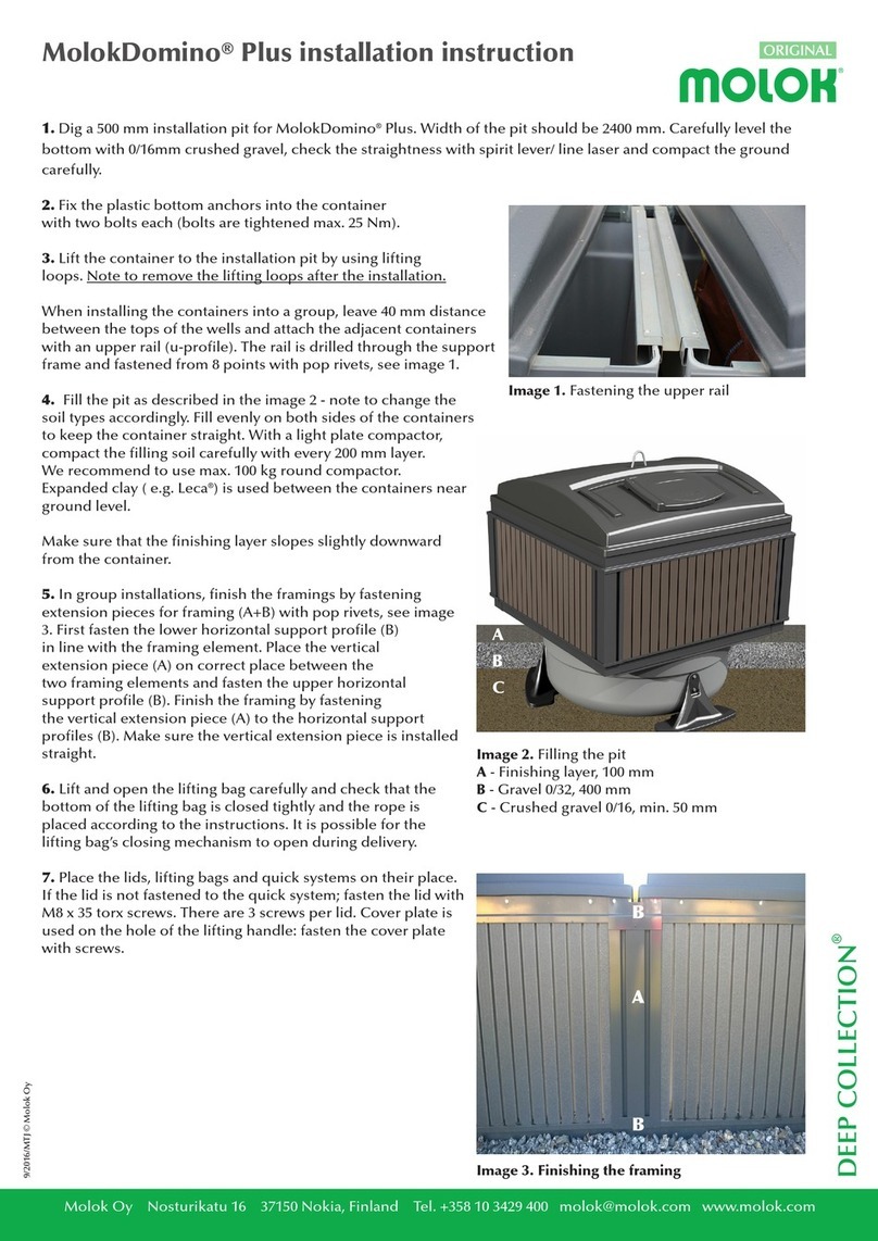 MOLOK MolokDomino Plus Installation instruction MOLOK MolokDomino Plus Installation instruction